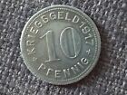 NOTGELD:10 PFENNIG 1917/WW1 GERMAN EMERGENCY MONEY/METTMANN