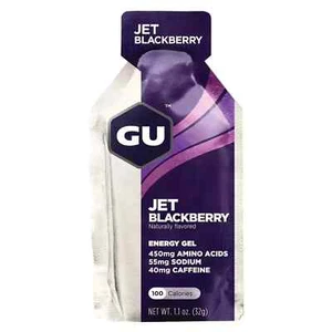 GU Jet Blackberry Energy Gel 32g Free Shipping Worldwide - Picture 1 of 3