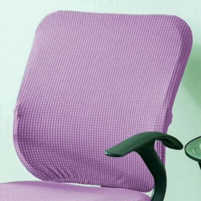 Solid Color Stretchy Waterproof Chair Back Covers Office Seat Back Slipcover New - Image 1 of 4