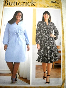 Butterick 6806 Kleider Damen Größe 18W-24W Butterick 6806 Schnittmuster - Bild 1 von 2