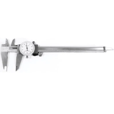 0 - 8" Dial Caliper - White Face - Image 1 of 2