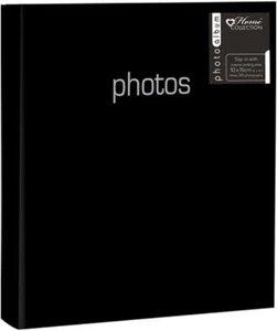 ÁLBUM DE FOTOS NEGRO SOSTIENE 200 4"" x 6"" DIARIO FAMILIAR DESLIZANTE BBZZ EJECUTIVO DE LUJO - Imagen 1 de 4