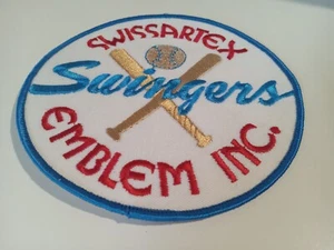 Swissartex Emblem Inc Swinger Asheville NC Large Patch - Company Baseball Team - Bild 1 von 5