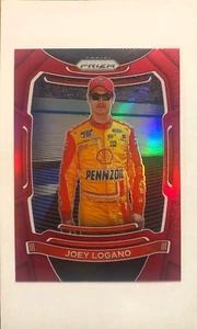 Joey Logano ~ 2021 Panini Prizm Racing NASCAR ~ Red Prizm - Picture 1 of 2