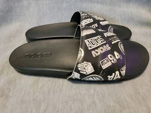 Adidas Mens Size 11 Slides Essentials Adilette Slip On Open Toe Sandle Flip Flop - Picture 1 of 7