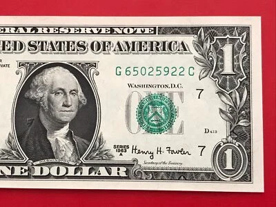 1963A $1 Dollar Bill Note ( CHICAGO G ) Uncirculated - Image 1 of 4