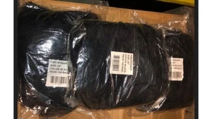SET OF 3 Size 24" 100 Count Black Stretchable Mesh Hair Nets BRAND NEW!!! - Picture 1 of 2