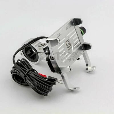 LWKDDT Astilla GPS Soporte de Teléfono Cargador USB para Kawasaki Vulcan 900 VN900C Personalizado Foto 1 de 4