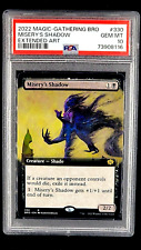 2022 Magic The Gathering Brother's War Ext Art #330 Misery's Shadow PSA 10 POP 1