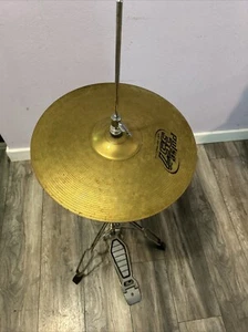 Pulse 357 14” Hi Hats & Pearl Foot Pedal Hat Stand for Drum Kit - Picture 1 of 8