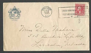 CUBIERTA CON FECHA 1921 CHICAGO IL PALMER HOUSE HOTEL - Imagen 1 de 1