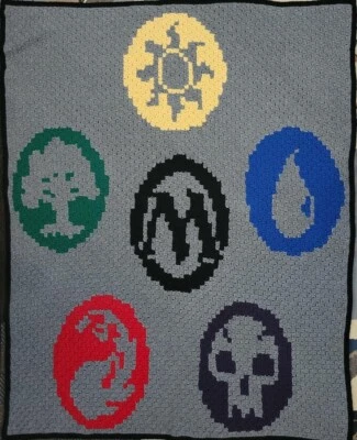 Magic the Gathering Inspired Graphgan Pattern (Graph only, no written info) - Image 1 of 3