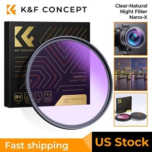 K&F Concept Clear-Night Filter Light Pollution Reduction 52/58/67/72/77/82mm - Picture 1 of 65