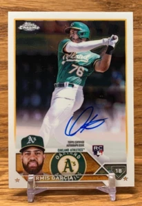 DERMIS GARCIA Rookie Autograph | 2023 Topps Chrome A's NATIONALS - Picture 1 of 2