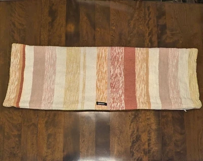 Capa de travesseiro DKNY grande listrada forrada pastel decoração almofada lombar - Imagem 1 de 4