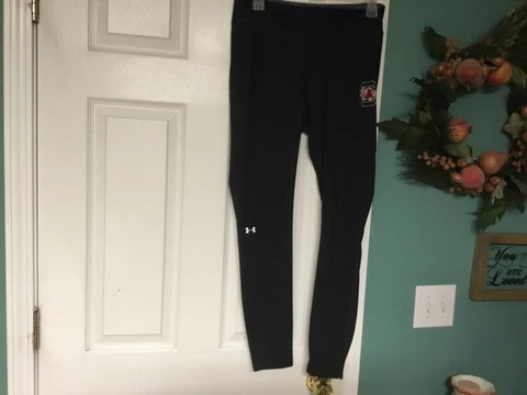 Women’s South Carolina Gamecocks Under Armour FITTED Black Leggings Large (CON36 Cover