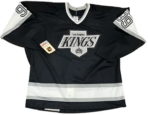 CCM Wayne Gretzky Los Angeles LA Kings Authentic Small Block Jersey 52 New vtg - Picture 1 of 5