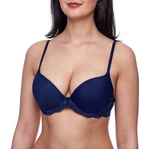 Silicone Gel Filled Push-Up Bra Sexy Comfort Lift PushUp Padded Plunge Demi - Picture 1 of 23