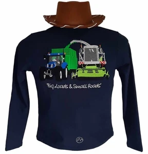 Blue Tractor Softshell Jacket Holland Farming Ferguson Regatta Agri Harvest Silo - Picture 1 of 11