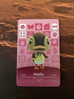 Animal Crossing New Horizons Molly NFC Karte