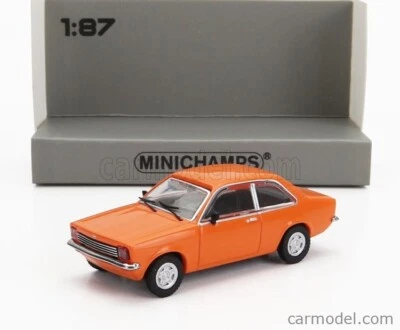 MINICHAMPS 040102 OPEL KADETT (1973) ORANGE model is PLASTIC - HO or 1:87 scale - Image 1 of 4