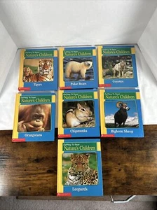 LOT 7 GETTING TO KNOW NATURE'S CHILDREN 7 HARDBACK BOOKS - Picture 1 of 4