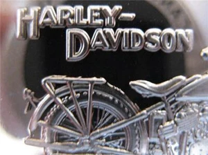 1,4-OZ.999 PURE SILVER BARREN BARREN 1930 VL HARLEY DAVIDSON 90TH ANNIVERSARY + GOLD - Bild 1 von 8
