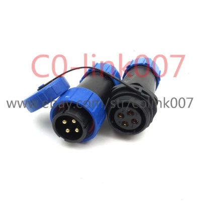 SP21 4pin crimp connector,500V waterproof cable to cable aviation connector plug - Image 1 of 4
