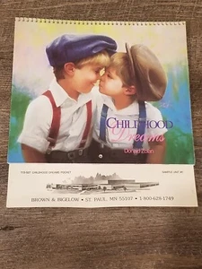 1994 CALENDAR "Childhood Dreams" By Donald Zolan RARE - Picture 1 of 12