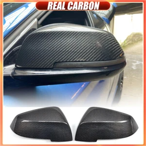 REPLACEMENT REAL CARBON Fiber Mirror Cover Cap For BMW F20 F22 F30 F32 F33  - Picture 1 of 15