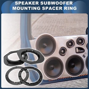 Speaker Spacer Ring Tweeter Speaker Spacer Adaptor for Toyota 6x9" To 6.5" 4 Pcs - Picture 1 of 7