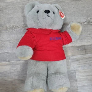 Camisa roja de felpa parlante de oso de peluche vintage Axlon A.G. sin sonido  - Imagen 1 de 9