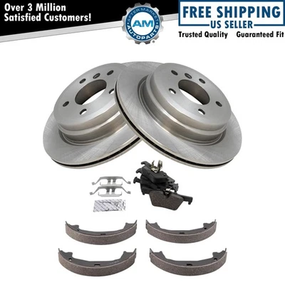 Kit de pastillas de freno y rotor de cerámica trasera para BMW 328i 2012 Foto 1 de 4