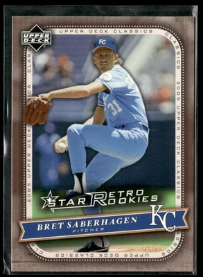 2005 Upper Deck Classics Bret Saberhagen #103 Star Retro Rookies - Image 1 of 2