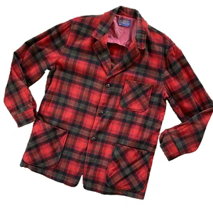 Chaqueta De Colección Pendleton 49er Lana Cuadros Para Hombre L Grande Caza Tartán - Imagen 1 de 16