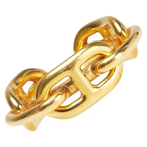 HERMES ChÃ©ne Dunkel Scarf ring Women 【Used】 - Picture 1 of 6