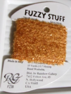Rainbow Gallery Needlepoint Thread ~ FUZZY STUFF ~ FZ30 Golden Brown - Picture 1 of 3
