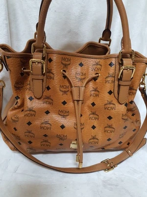 AUTÉNTICO Bolso de Hombro MCM Coñac Visetos Excelente Estado  Foto 1 de 4