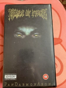 CRADLE OF FILTH  PanDaemonAeon VHS W/booklet VHS Rare death metal - Picture 1 of 5