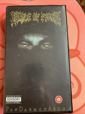 CRADLE OF FILTH  PanDaemonAeon VHS W/booklet VHS Rare death metal - Image 1 of 4