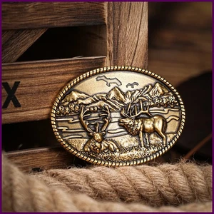 Western Cowboy Buchstaben Gürtelschnalle - stilvoll und einzigartig stilvolles Taillenaccessoire - Bild 1 von 26