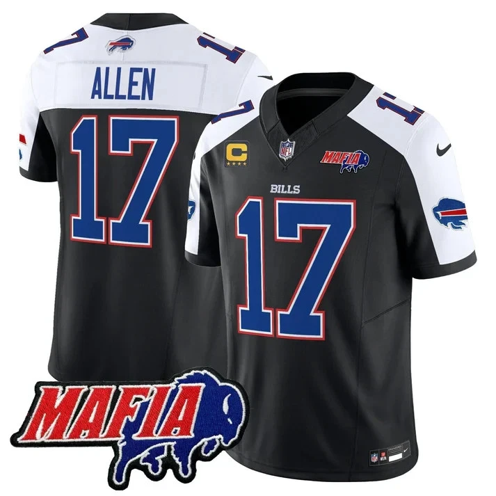 NWT Josh Allen Buffalo Bills Mafia Limited Edition Jersey Black