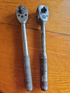Vintage BRITOOL 1/2 Inch Drive Ratchets E74  20T & E74 40T Used - NOT WORKING - Picture 1 of 12