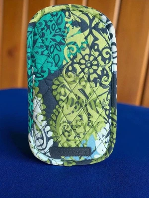 Estuche acolchado para gafas Vera Bradley - Diseño abstracto azul y verde para mujer Foto 1 de 2