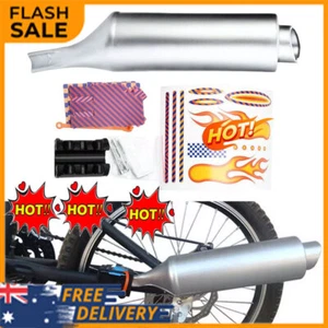 Bicycle Exhaust Sound System Motorcycle Noise Maker Bike Spoke Turbo Exhaust Hot - Picture 1 of 13