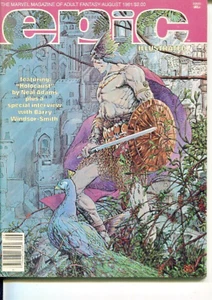 EPIC ILLUSTRATED 7 NM- ADAMS STARLIN BOLTON 1981 - Picture 1 of 2