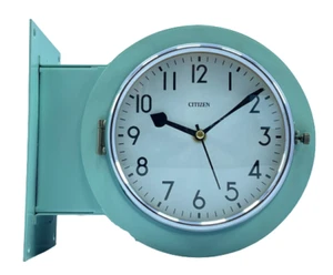 CITIZEN 2221 Slave Clock Ship Master Double Side Round Dial Battery Powered - Picture 1 of 11