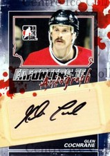 2013-14 ITG Enforcers Auto #AGC Glen Cochrane