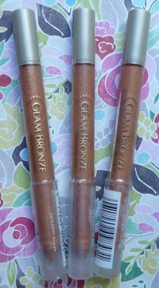 3 SEALED LOREAL GLAM BRONZE HIGHLIGHTER EYE PENCIL - GOLDEN BLAZE - Image 1 of 1