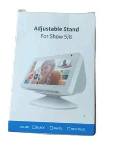 Magnetic Adjustab Stand Holder For Echo Show 5 & 8 Navy Blue Open Box - Picture 1 of 3
